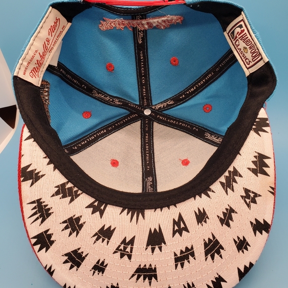 Bait / NBA / Mitchell And Ness Rare Collab Vancouver Grizzlies hat.  Teal - Picture 5 of 7